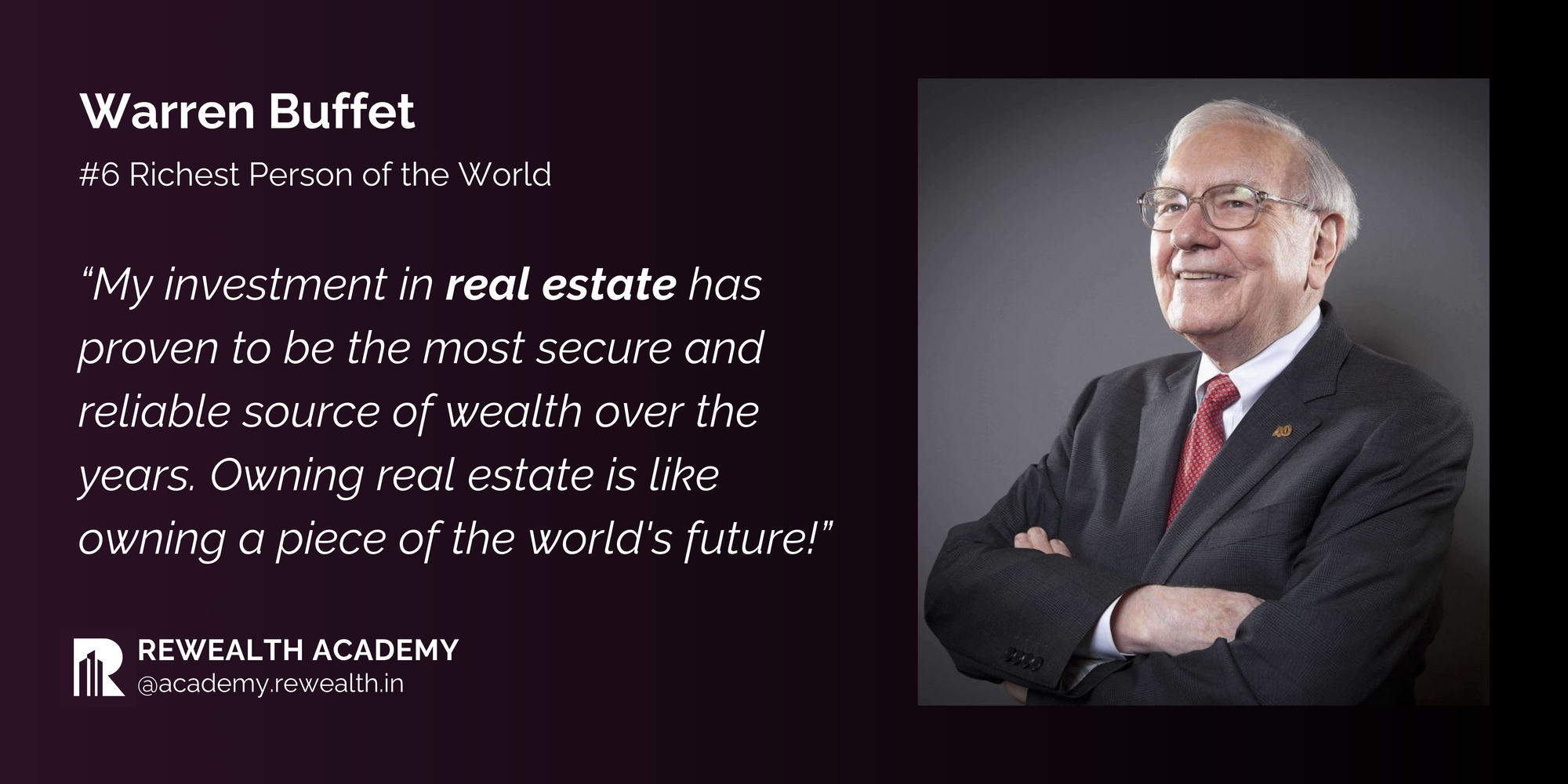 Real Estate Investment in India Quotes by Warren Buffet on Rewealth