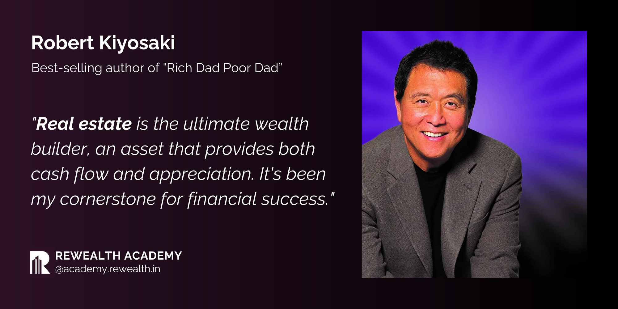 Real Estate Investment in India Quotes by Robert Kiyosaki on Rewealth