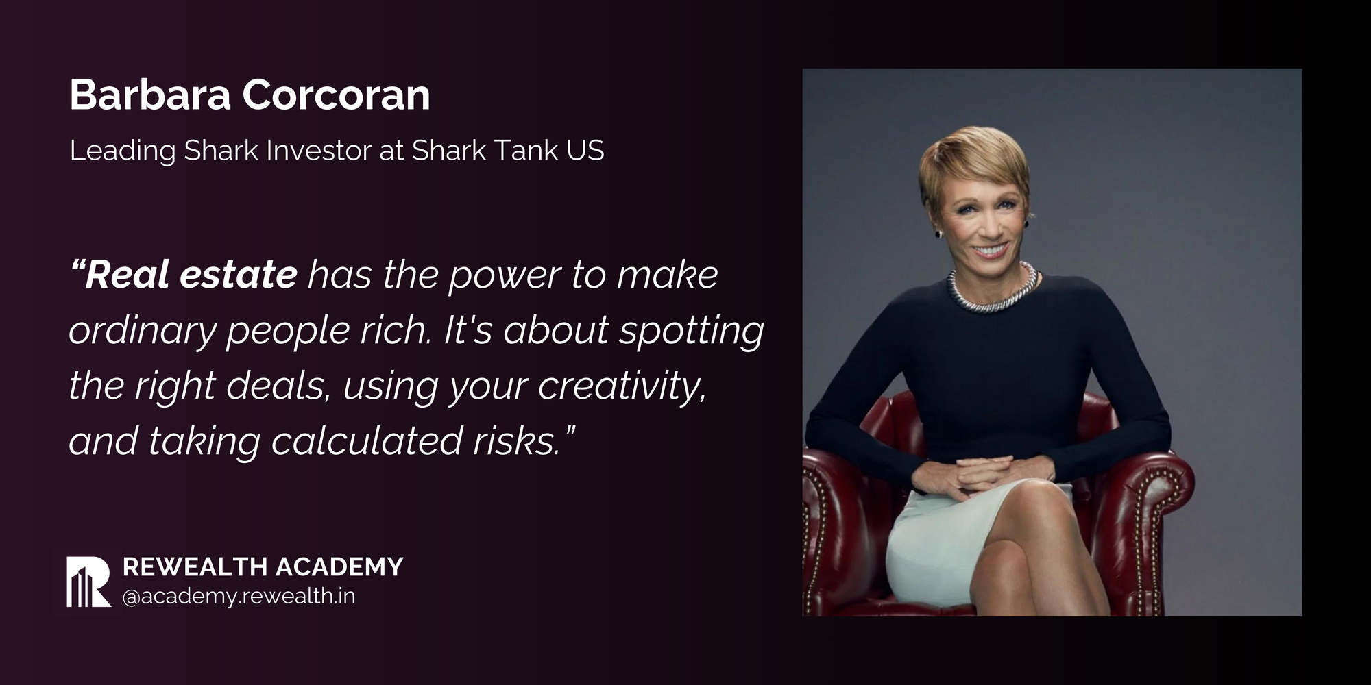 Real Estate Investment in India Quotes by Barbara Corcoran on Rewealth
